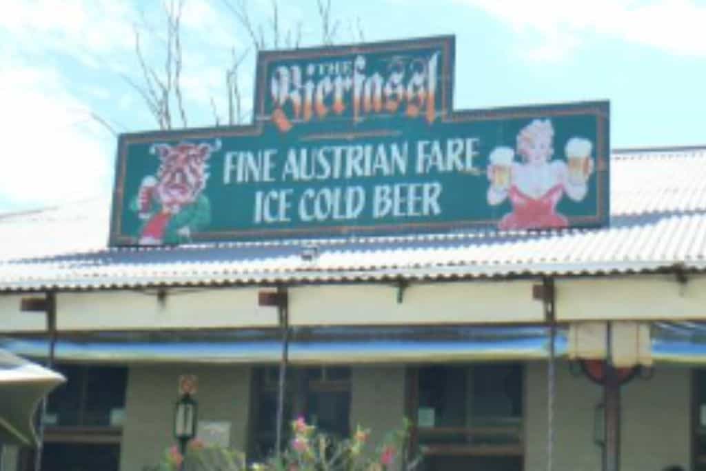 Bierfassl Sign